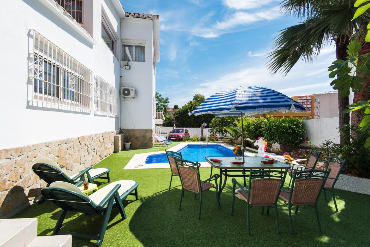 Villa Palm Beach Marina Benalmadena 3 Min Walking From The Sea ภายนอก รูปภาพ